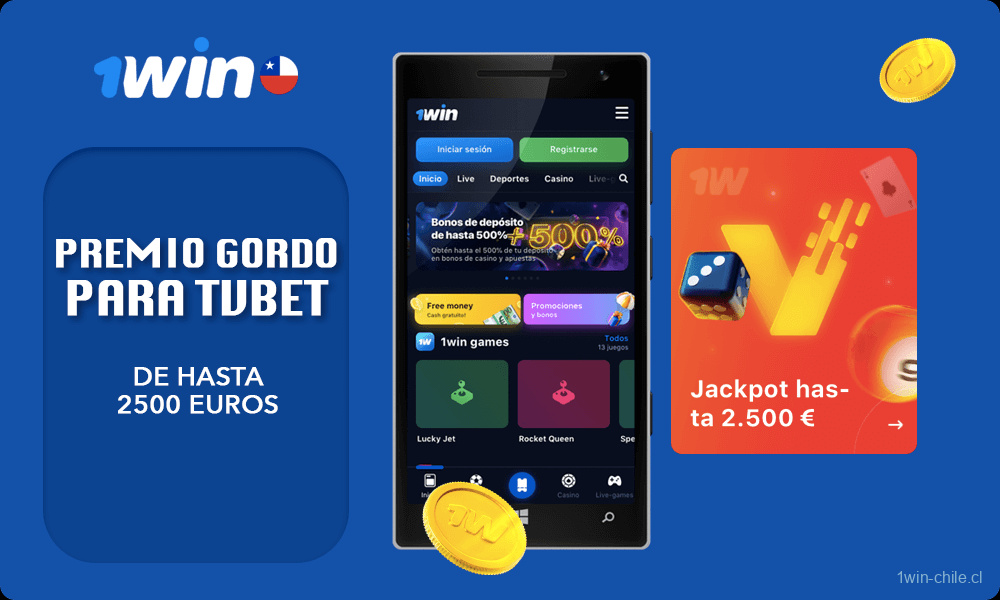 Más información sobre Premio gordo de hasta 2500 euros para TVBet en 1win