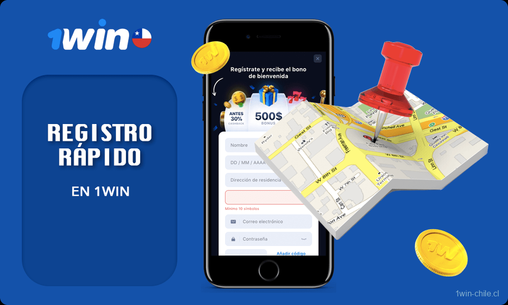 Unos sencillos pasos para Registro rápido en 1win