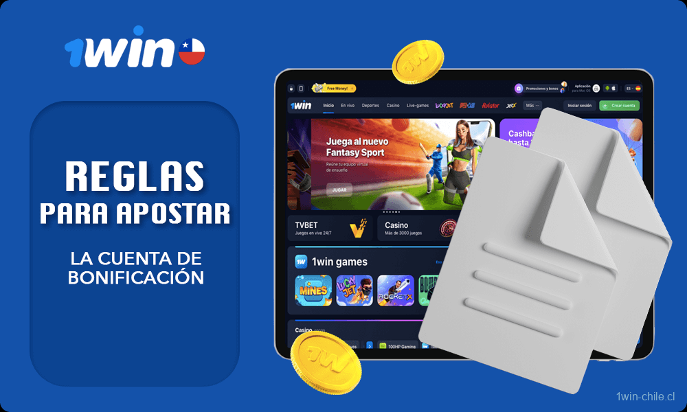 1win Reglas para apostar la cuenta de bonificación