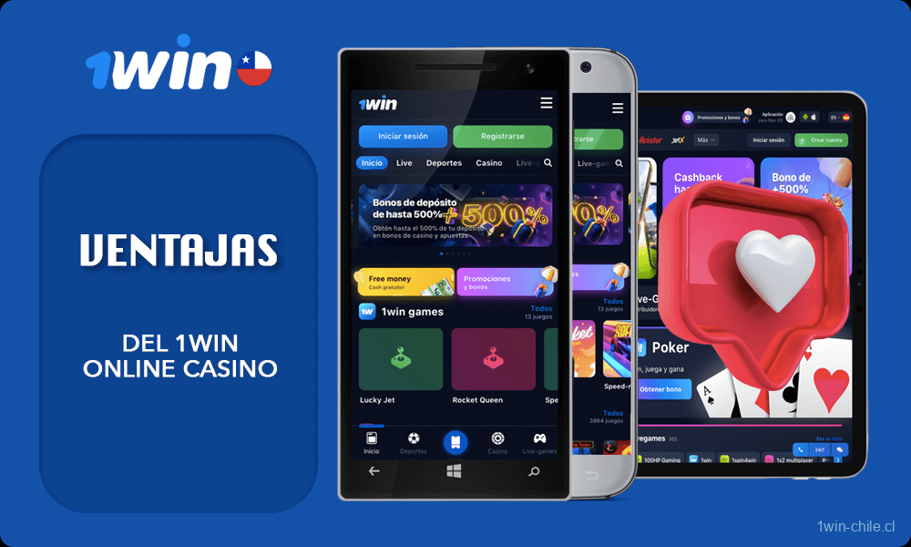 Ventajas del 1win online casino