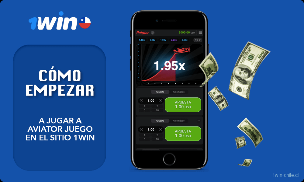 Instrucciones paso a paso cómo empezar a jugar a Aviator Juego en el sitio 1win