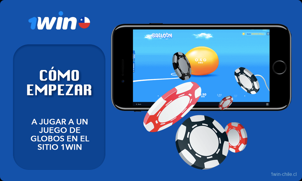 Instrucciones paso a paso para empezar a jugar a un juego de globos en el sitio 1win
