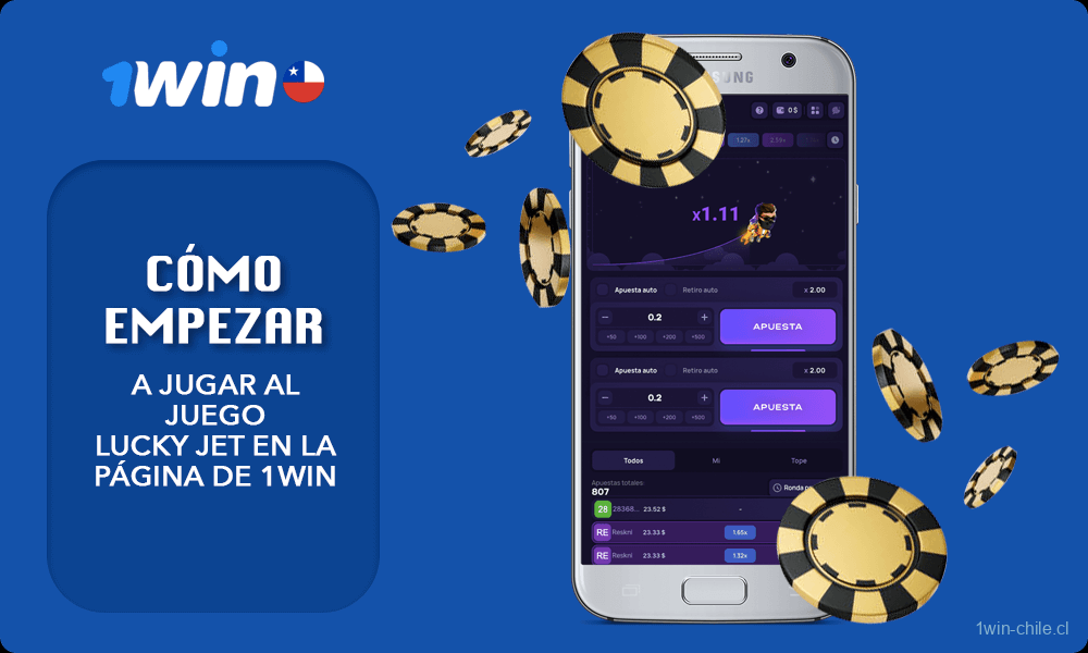 Unos sencillos pasos sobre cómo empezar a jugar al juego Lucky Jet en la página de 1win