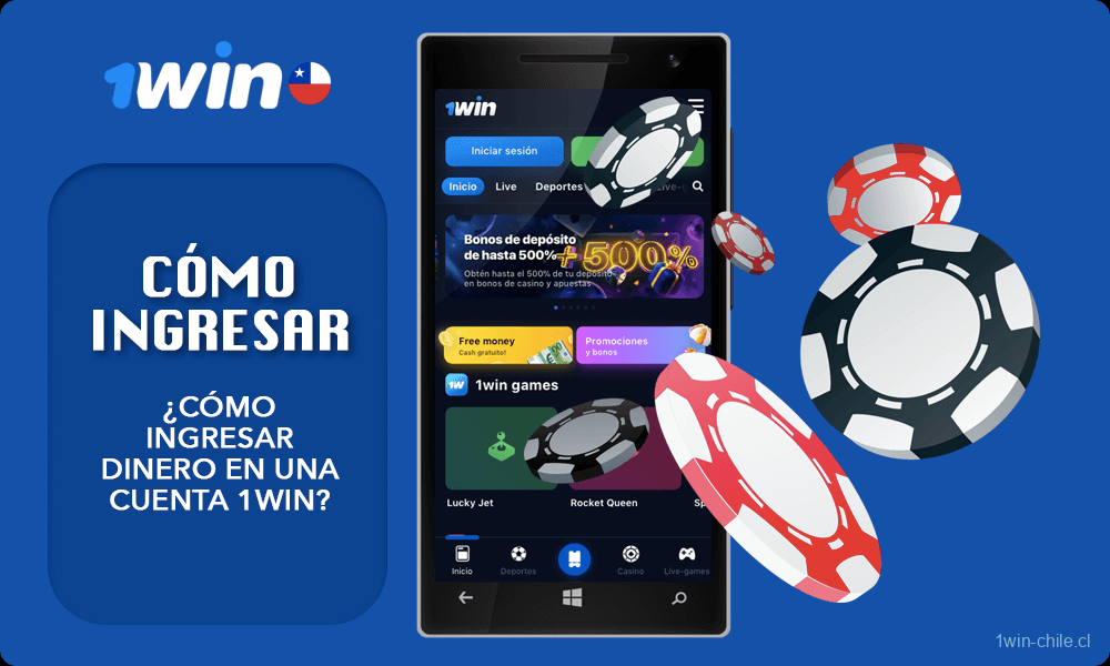 Instrucciones paso a paso cómo ingresar dinero en una cuenta 1Win