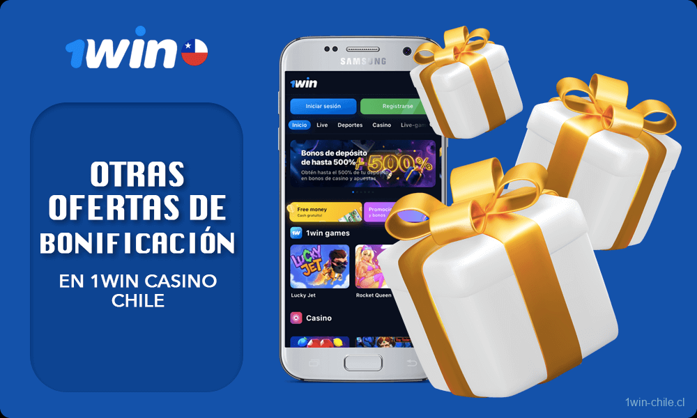 Mesa con Otras ofertas de bonificación en 1win casino Chile