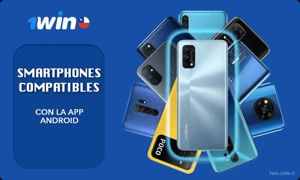 Lista con Smartphones compatibles con la app Android