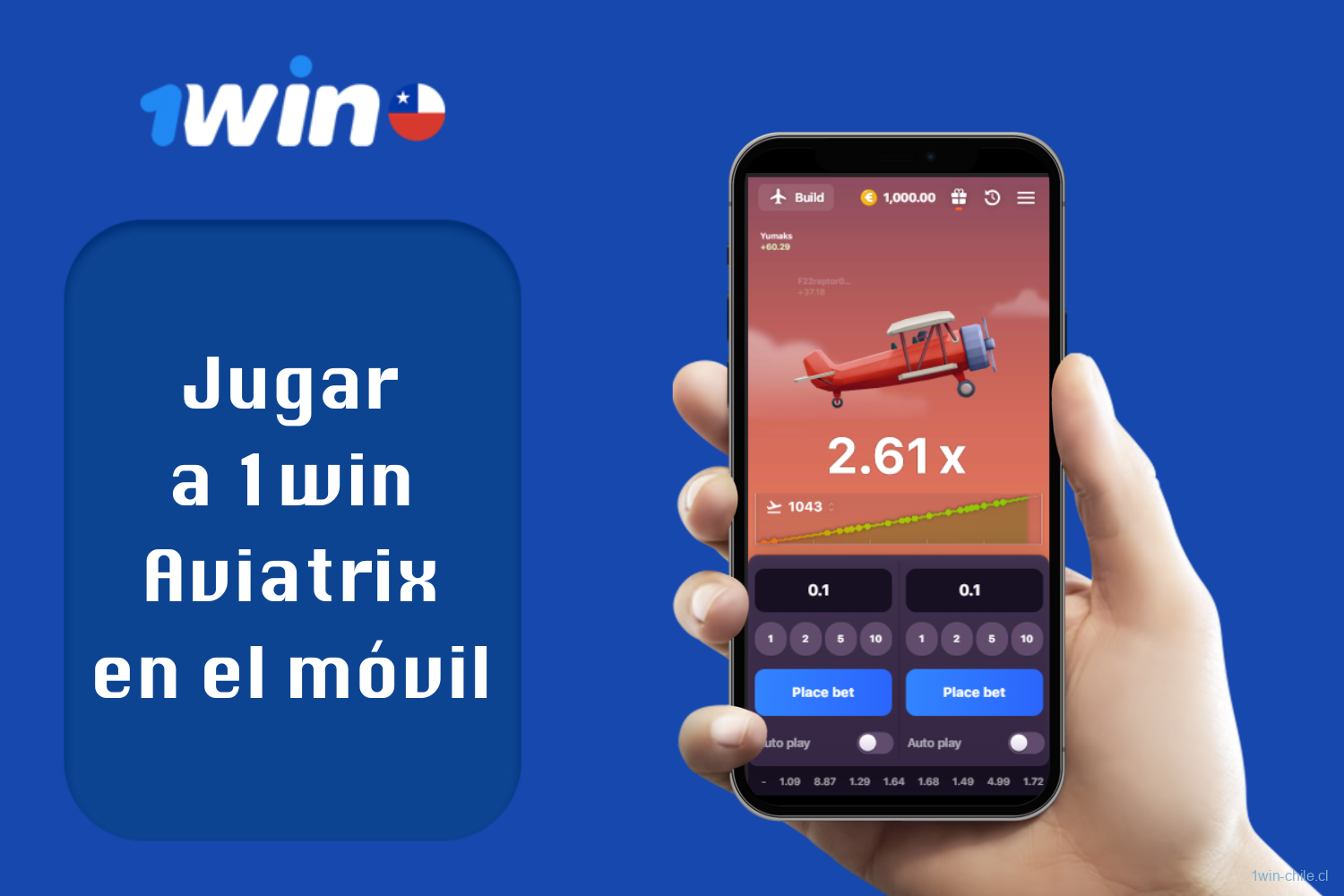 Al descargar el juego Aviatrix de 1win en su teléfono, los jugadores de Chile podrán jugar en cualquier momento y lugar.